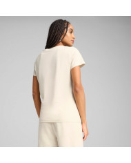 Koszulka damska Puma ESS SCRIPT TEE 68498287 Beżowa - Sklep online Mastersport