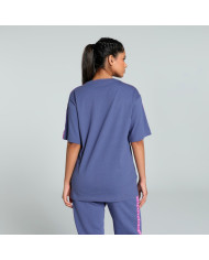 Koszulka damska Puma ESS TAPE RELAXED TEE 68500946 Fioletowa - Sklep online Mastersport