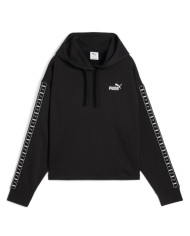 Bluza damska Puma ESS TAPE COMFORT CROP HOODIE TR 68501101 Czarna - Sklep online Mastersport