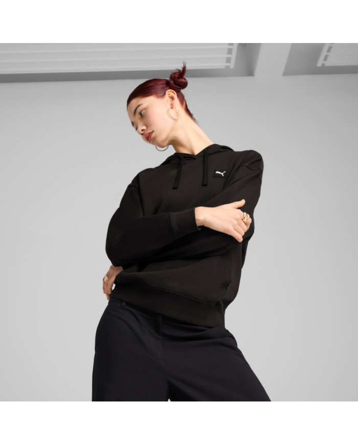 Bluza damska Puma ESS ELEVATED COMFORT HOODIE TR 68501801 Czarna - Sklep online Mastersport