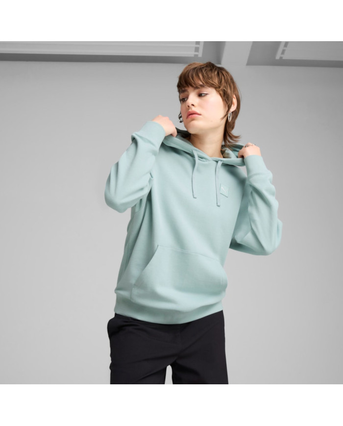 Bluza damska Puma ESS ELEVATED COMFORT HOODIE TR 68501867 Zielona - Sklep online Mastersport