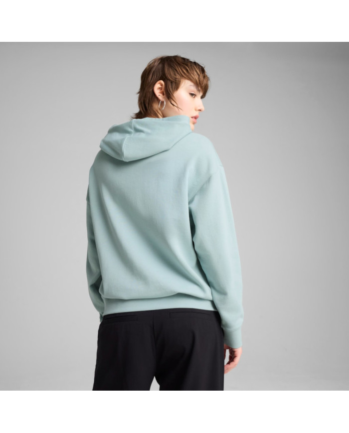Bluza damska Puma ESS ELEVATED COMFORT HOODIE TR 68501867 Zielona - Sklep online Mastersport