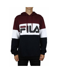 Bluza męska Fila NIGHT BLOOCKED HOODY M 687001A815 Czarna - Sklep online Mastersport