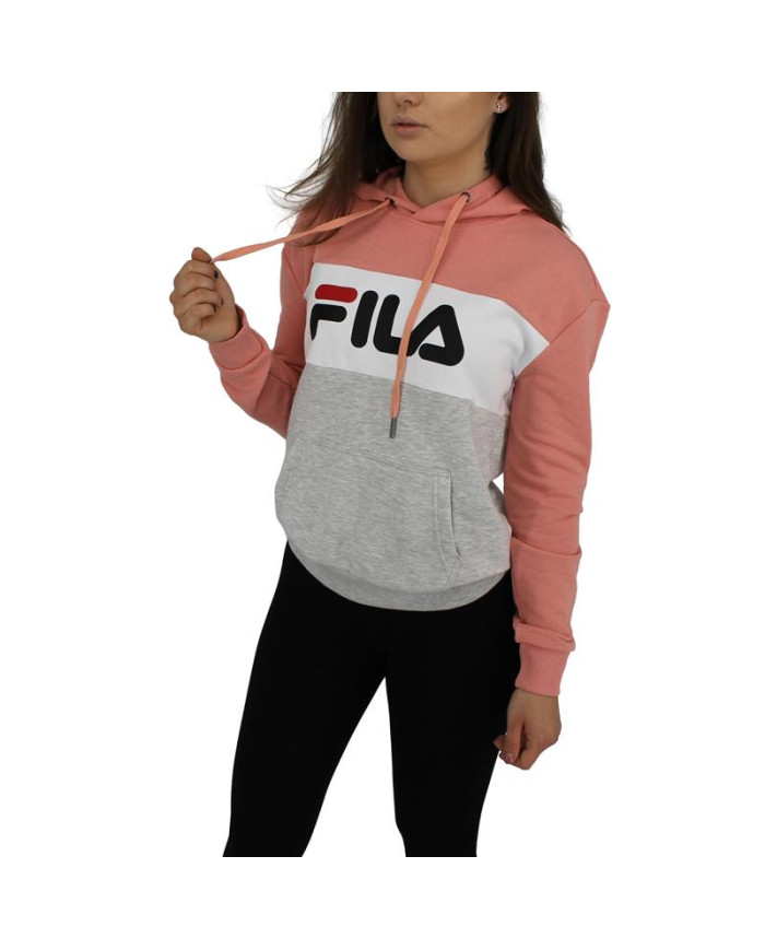 Bluza damska Fila LORI HOODY W 687042A475 Różowa - Sklep online Mastersport