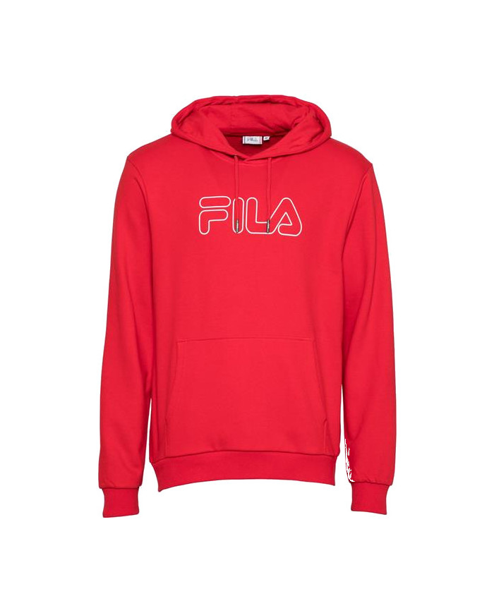 Bluza męska Fila LABAN HOODY M 687125006 Czerwona - Sklep online Mastersport