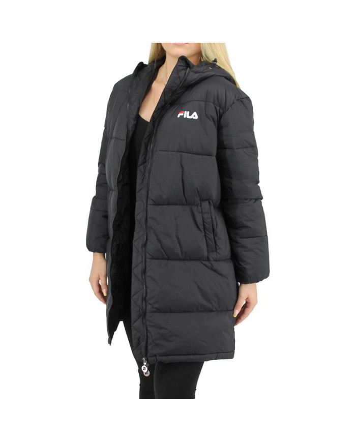 Kurtka damska Fila BRONWEN PUFF HOOD JKT W 687219002 Czarna - Sklep online Mastersport