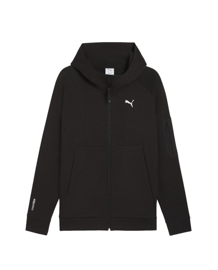 Bluza męska Puma PUMATECH FZ HOODIE 68804501 Czarna - Sklep online Mastersport