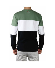 Bluza męska Fila STRAIGHT BLOCKED CREW 688050A437 Czarna - Sklep online Mastersport