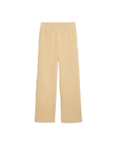 Spodnie damskie Puma ESS ELEVATED VELOUR RIB 68810883 Beżowe - Sklep online Mastersport