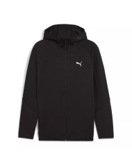 Bluza męska Puma EVOSTRIPE FZ HOODIE DK 68823101 Czarna - Sklep online Mastersport