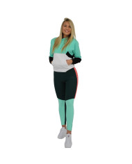 Bluza damska Fila AMYA CROPPED HOODY 688483B121 Turkusowa - Sklep online Mastersport