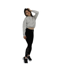 Bluza damska Fila ELAXI CROPPED HOODY W 688570B13 Szara - Sklep online Mastersport