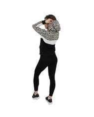 Bluza damska Fila AQILA AOP BLOCKED HOOD W 688780B230 Czarna - Sklep online Mastersport