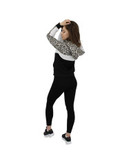 Bluza damska Fila AQILA AOP BLOCKED HOOD W 688780B230 Czarna - Sklep online Mastersport