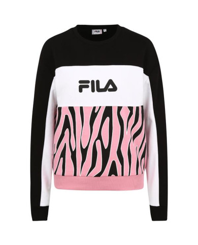 Bluza damska Fila EMERIN BLOCKED W 689125B441 Czarna - Sklep online Mastersport