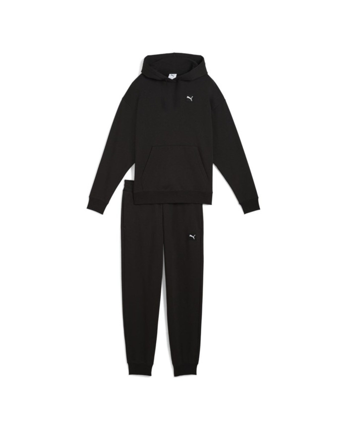 Dres damski Puma LOUNGEWEAR SWEAT SUIT COMFORT 68934601 Czarny - Sklep online Mastersport