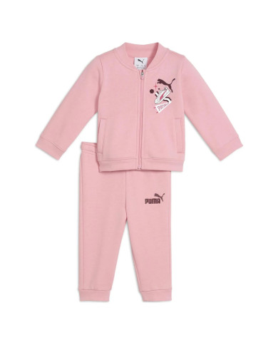 Dres dziecięcy Puma MINICATS FULL ZIP SET FL INF 68973227 Różowy - Sklep online Mastersport