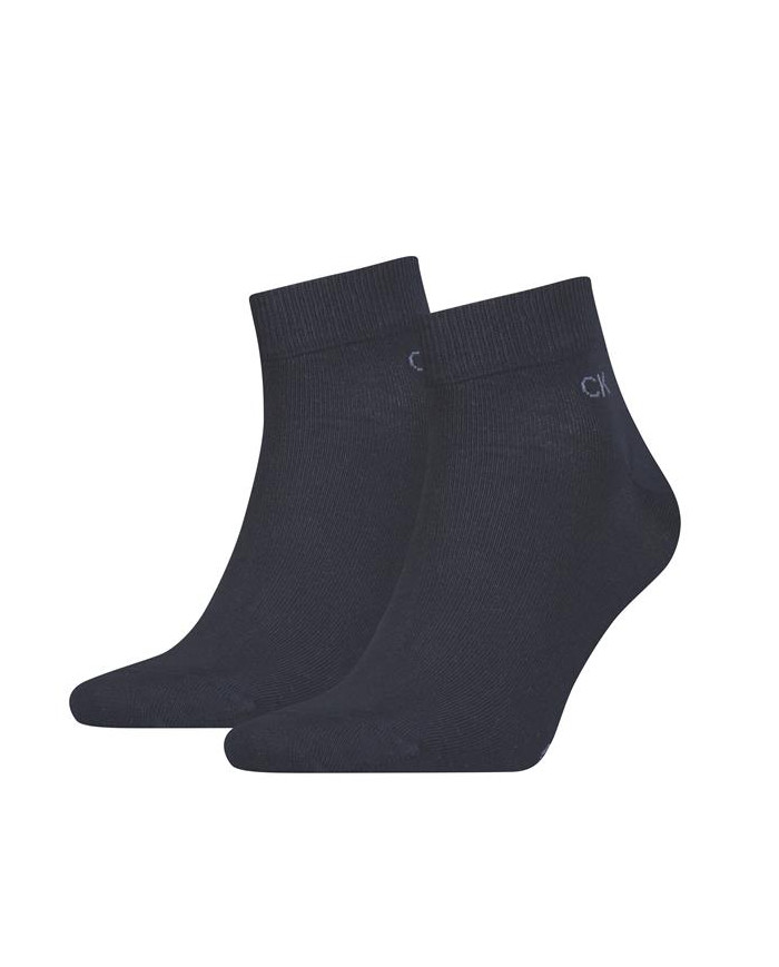 Skarpetki męskie Calvin Klein CK MEN QUARTER 2P 701218706003 Niebieskie - Sklep online Mastersport