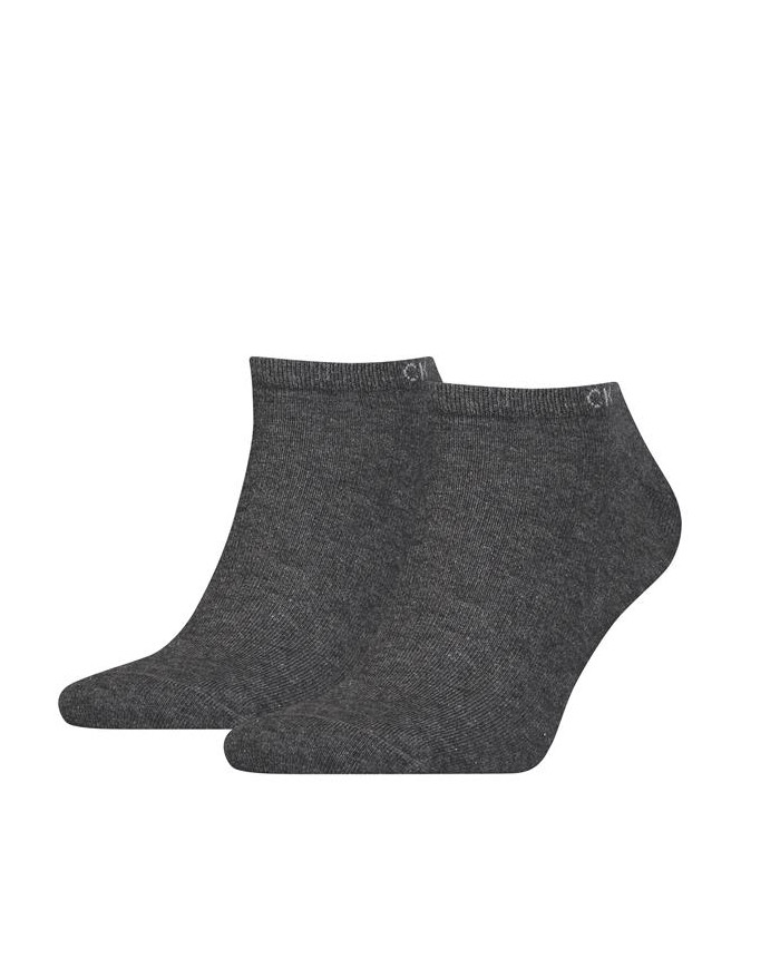 Skarpetki męskie Calvin Klein CK MEN SNEAKER 2P 701218707003 Szare - Sklep online Mastersport