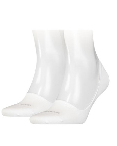 Skarpetki męskie Calvin Klein CK MEN FOOTIE MID CUT 2P 701218708002 Białe - Sklep online Mastersport