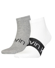Skarpetki męskie Calvin Klein CK MEN SNEAKER 2P LOGO RIBBON 701218712001 Białe - Sklep online Mastersport