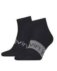 Skarpetki męskie Calvin Klein CK MEN SNEAKER 2P LOGO RIBBON 701218712002 Czarne - Sklep online Mastersport