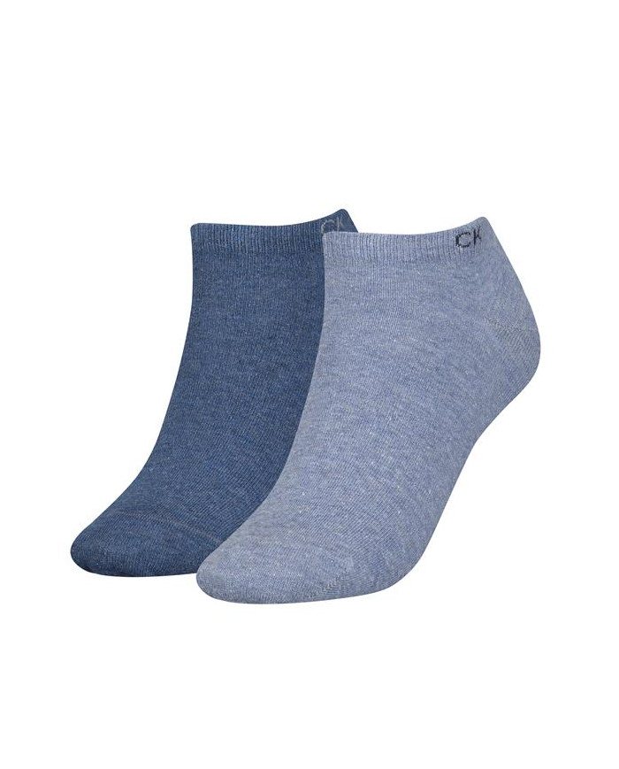 Skarpetki damskie Calvin Klein CK WOMEN SNEAKER 2P 701218772003 Niebieskie - Sklep online Mastersport