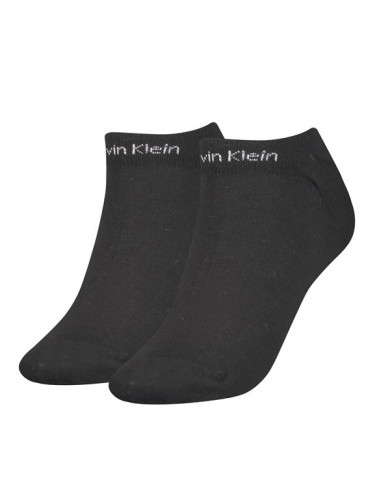 Skarpetki damskie Calvin Klein CK WOMEN SNEAKER 2P GRIPPER 701218774001 Czarne - Sklep online Mastersport