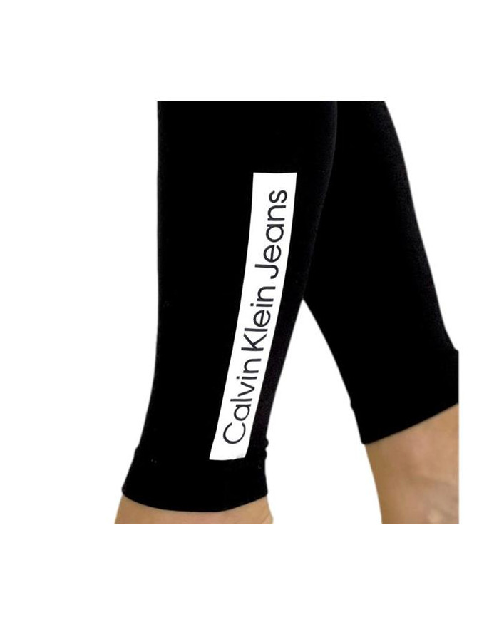 Spodnie damskie Calvin Klein CKJ WOMEN 1P LEGGING LOGO 701219856001 Czarne - Sklep online Mastersport