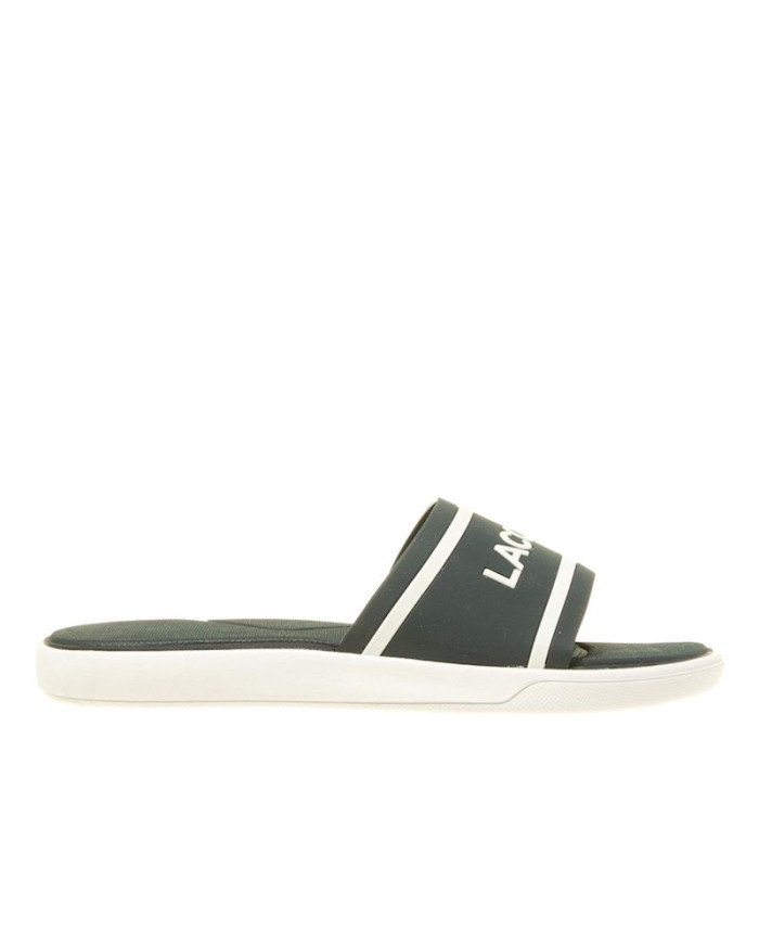 Klapki damskie Lacoste L.30 SLIDE CAW 735CAW0020092 Niebieskie - Sklep online Mastersport