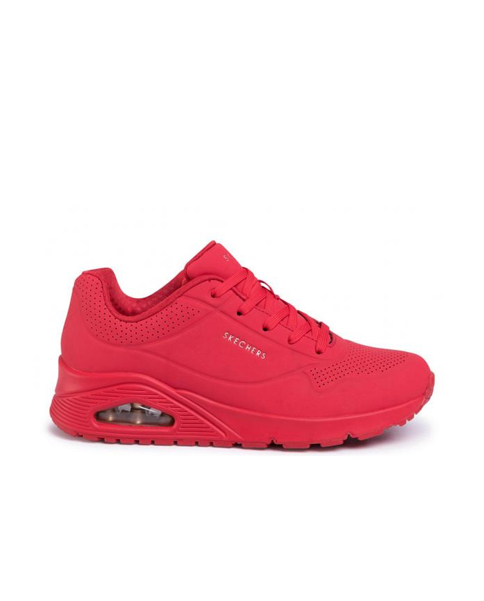 Buty damskie Skechers UNO 73690RED Czerwone - Sklep online Mastersport