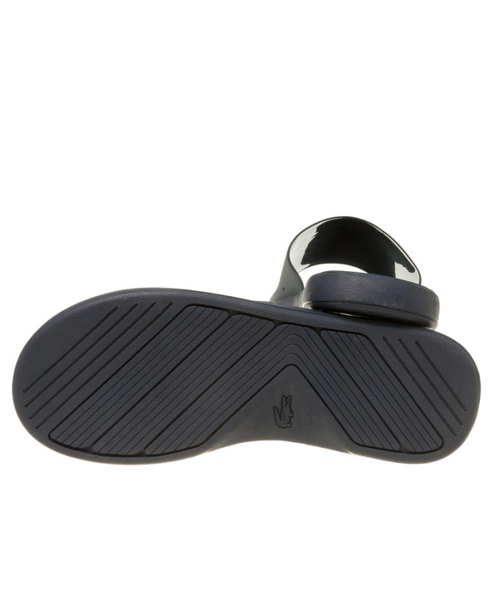 Klapki damskie Lacoste L.30 SLIDE 318 1 CAW 736CAW002195K Niebieskie - Sklep online Mastersport