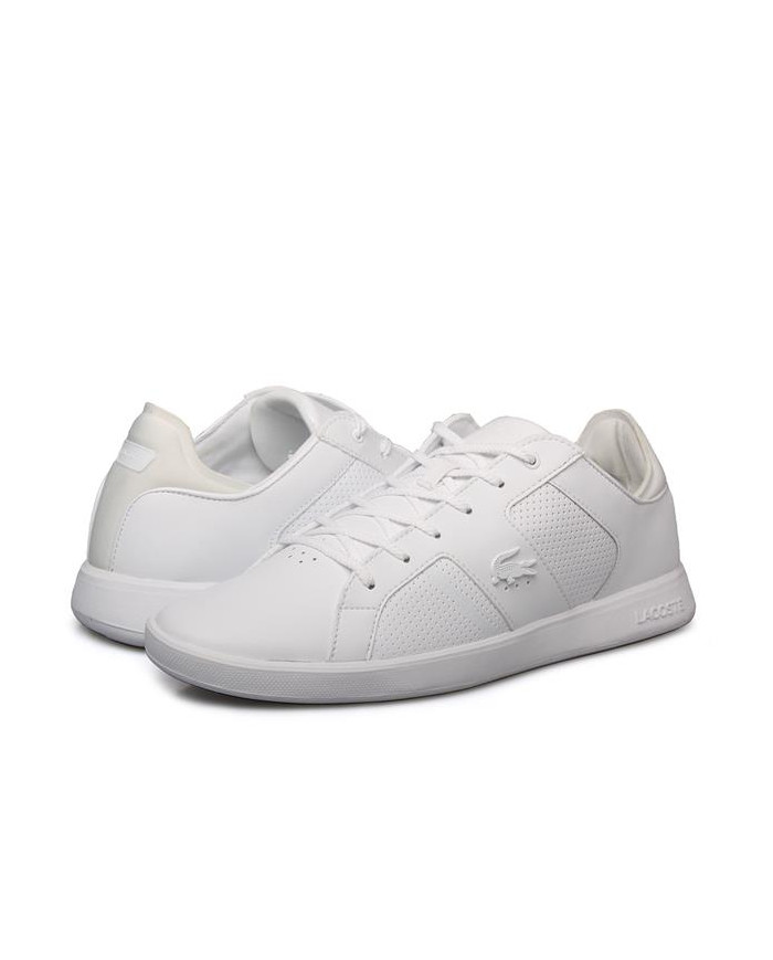 Buty męskie Lacoste NOVAS 120 3 SMA 739SMA001121G Białe - Sklep online Mastersport