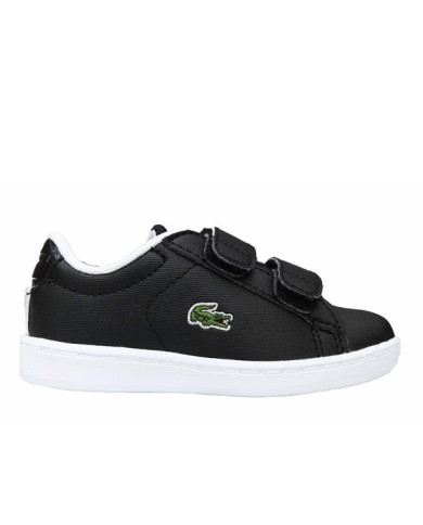 Buty dziecięce Lacoste CARNABY EVO STRAP 120 1 739SUI0005312 Czarne - Sklep online Mastersport