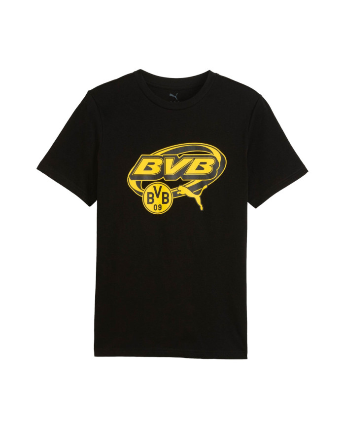 Koszulka męska Puma BVB FTBL CULTURE TEE 78257505 Czarna - Sklep online Mastersport