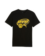 Koszulka męska Puma BVB FTBL CULTURE TEE 78257505 Czarna - Sklep online Mastersport
