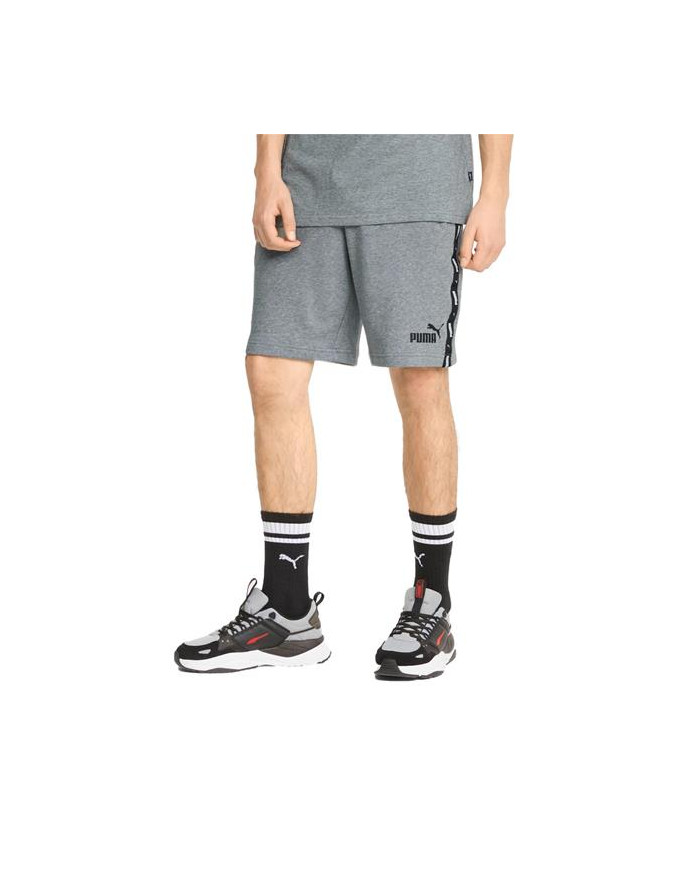Szorty męskie Puma ESS+ TAPE SHORTS 9 TR 84738703 Szare - Sklep online Mastersport