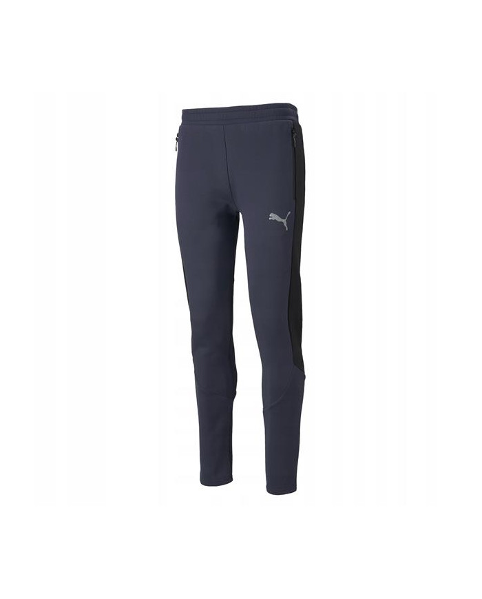 Spodnie dziecięce Puma EVOSTRIPE PANTS 84740443 Niebieskie - Sklep online Mastersport