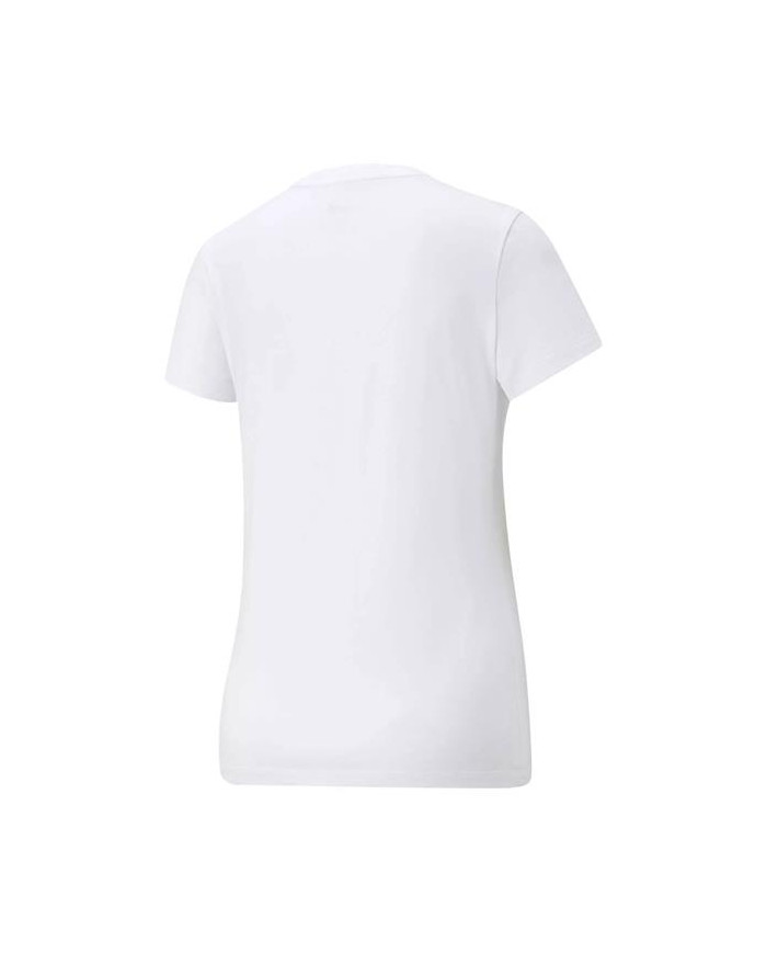 Koszulka damska Puma ESS+ METALLIC LOGO TEE 84830302 Biała - Sklep online Mastersport