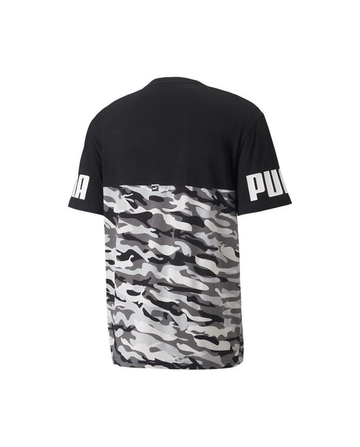 Koszulka męska Puma POWER CAMO TEE 84887101 Czarna - Sklep online Mastersport