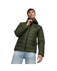 Kurtka męska Puma ESS HOODED PADDED JKT 84893831 Zielona - Sklep online Mastersport