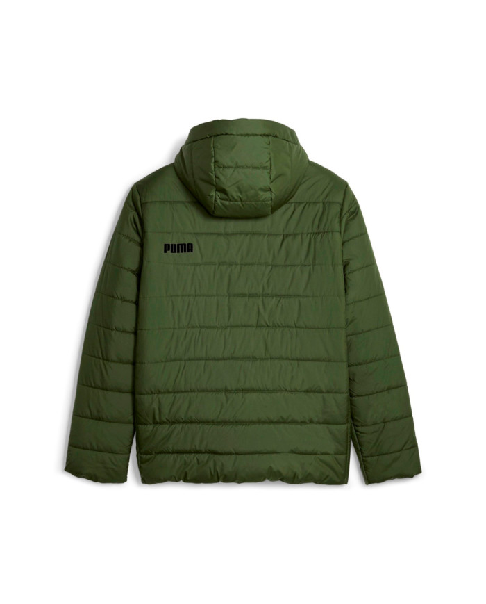 Kurtka męska Puma ESS HOODED PADDED JKT 84893831 Zielona - Sklep online Mastersport