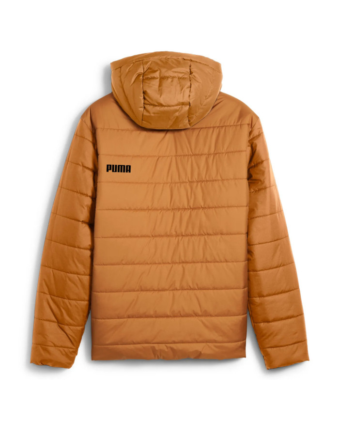 Kurtka męska Puma ESS HOODED PADDED JKT 84893864 Brązowa - Sklep online Mastersport