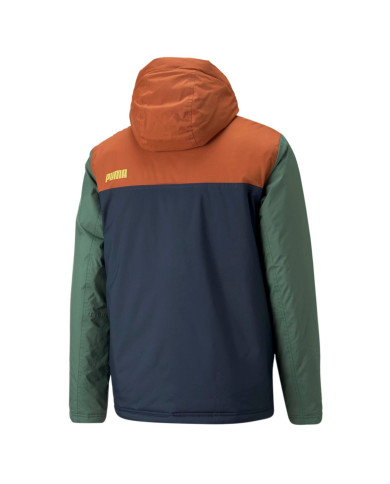Kurtka męska Puma COLOURBLOCK HOODED PADDED JKT 84934664 Wielokolorowa - Sklep online Mastersport