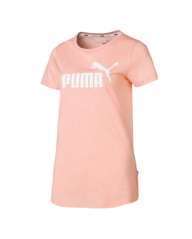 Koszulka damska Puma ESS LOGO HEATHER 85212719 Różowa - Sklep online Mastersport