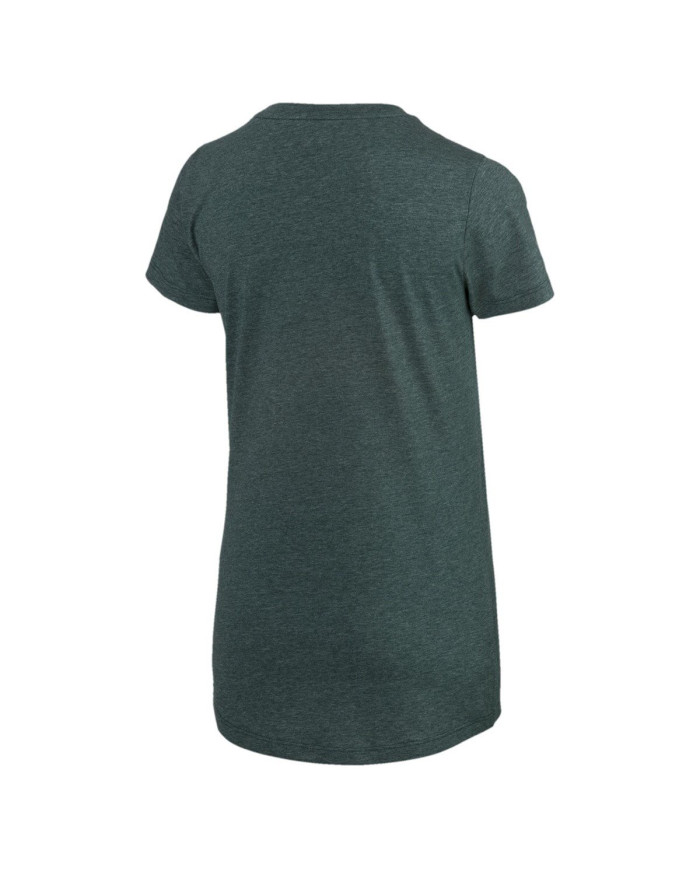 Koszulka damska Puma ESS LOGO HEATHER 85212730 Zielona - Sklep online Mastersport
