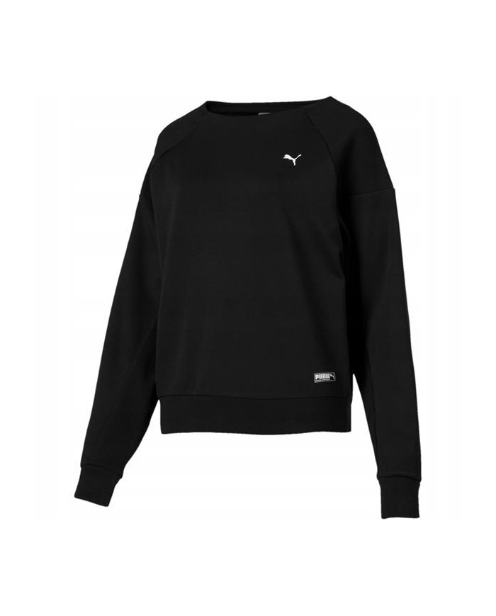 Bluza damska Puma FUSION CREW SWEAT 85434001 Czarna - Sklep online Mastersport