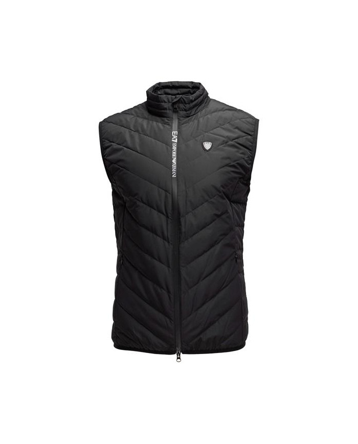 Kamizelka męska EA7 GILET 8NPQ03-PNE1Z-1200 Czarna - Sklep online Mastersport