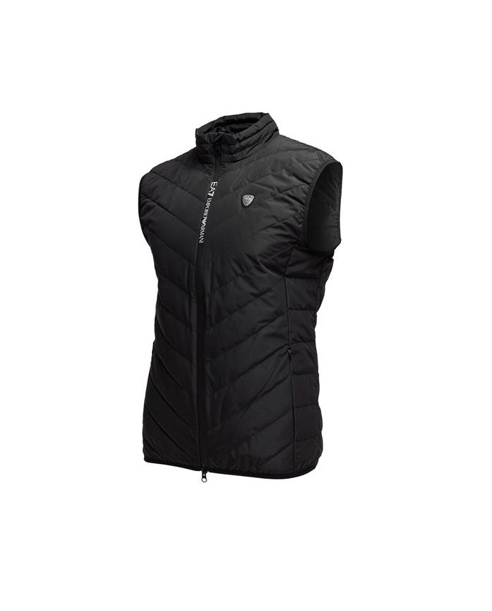Kamizelka męska EA7 GILET 8NPQ03-PNE1Z-1200 Czarna - Sklep online Mastersport