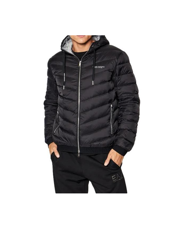 Kurtka męska Armani Exchange GIUBBINO 8NZB53-ZNW3Z-0217 Czarna - Sklep online Mastersport